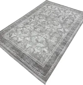 Radjab Carpet Афина Прямоугольник 9008A 12790RK (2x2.9, Grey/Cream)