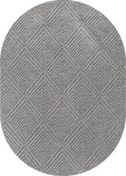 Linea Hali Gabardine K5052-GREY-OVAL (1.5x2.3)