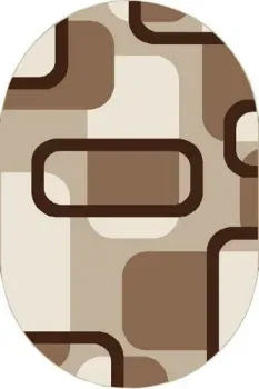 Витебские ковры Эспрессо овал f1347z7 (2.4x3.4)