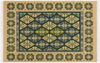 Shahintex Etno Icarpet 70x140 002 452992 (малахит)
