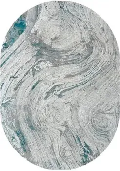 Milat Leda C793B-GRAY-BLUE-OVAL (1.2x1.7)