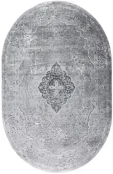 Milat Leda A813A-AGREY-CREAM-OVAL (0.8x1.5)