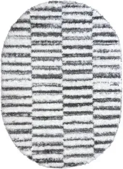 Bossan Prima Shaggy C881A-KGRI-KREM-OVAL (0.6x1)