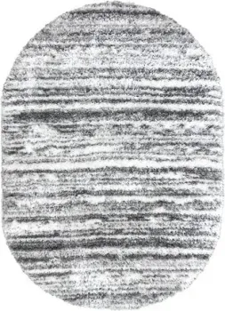 Bossan Prima Shaggy C880A-KGRI-KREM-OVAL (0.8x1.5)