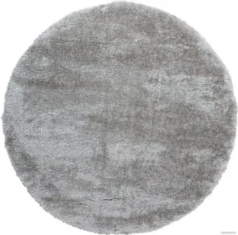 Radjab Carpet Паффи шагги круг P001A 6348RK 0.8x0.8 (grey)