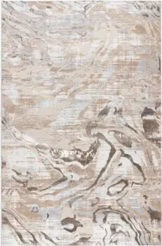 Radjab Carpet Белла прямоугольник D007A 7576RK 1.6x2.3 (cream shirink/vizon fdy)