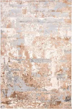 Radjab Carpet Белла прямоугольник D056A 7613RK 2x2.9 (cream shirink/vizon fdy)