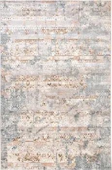 Radjab Carpet Белла прямоугольник D056A 7583RK 1.6x2.3 (cream shirink/vizon fdy)