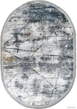 Safyun Liparis LP374-GREY-NAVY-OVAL (0.8x1.5)