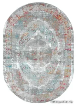 Milat Leda C797F-L-GRAY-BURGUNDY-OVAL 200x290