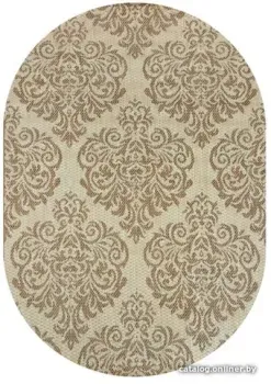 Bossan Viva B305A-KAHVE-BEJ-OVAL 140x200