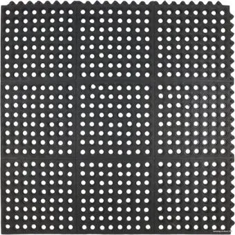 SunStep Грязесборный модульный 90х90 30-011 (черный)