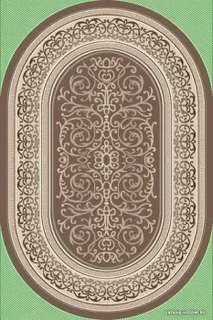 Витебские ковры 2929c2xo 100x200 (коричневый)