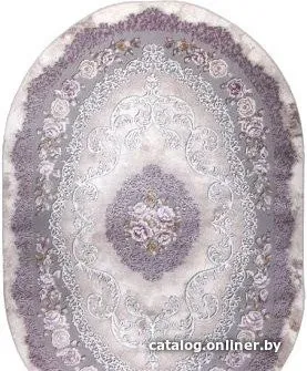 Merinos Bright 30191-050-OVAL 200x300 (серый/сиреневый)