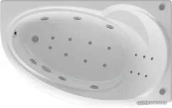 Aquatek Бетта 160х95 с гидромассажем (правая)