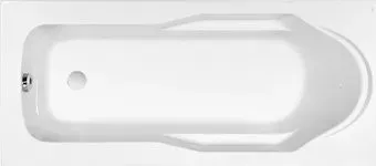 Cersanit Santana 160x70 с сифоном Prime 64287 (без ножек, сифон черный)