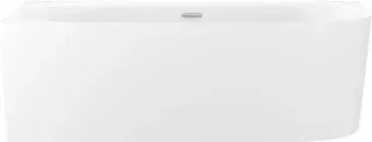 Wellsee Collaro 150x75 28910801R (пристенная ванна (левая) белый глянец, экран, ножки, сифон-автомат хром)