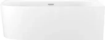 Wellsee Collaro 180x80 28910601R (пристенная ванна (правая) белый глянец, экран, ножки, сифон-автомат хром)