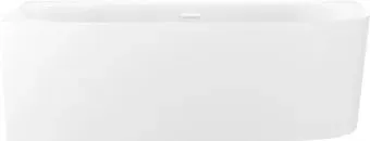 Wellsee Collaro 170x80 28910302R (пристенная ванна (левая) белый глянец, экран, ножки, сифон-автомат глянцевый белый)