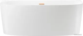 Wellsee Belle Spa 2.0 160x75 235801004 (пристенная ванна белый глянец, экран, ножки, сифон-автомат золото)