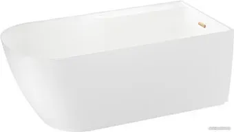 Wellsee Camellia 2.0 167x82 236202004 (отдельностоящая ванна (правая) белый глянец, экран, ножки, сифон-автомат золото)