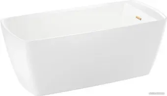 Wellsee Idéal 170x78 236901004 (отдельностоящая ванна белый глянец, экран, ножки, сифон-автомат золото)