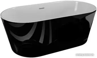 Polimat Uzo 160x80 00336 (черный глянец)