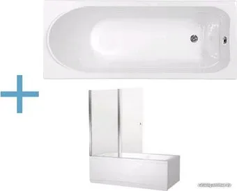 Aquanet West 160x70 (со шторкой)