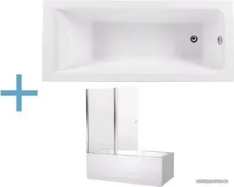 Aquanet Bright 165x70 (со шторкой)