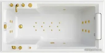 Fra Grande Русильон 180x90 4-01-3-0-0-424 (гидромассаж, золото)