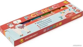 Лео Расти растительный РАСТИпласт. Пастельные цвета LRPP-0106 120 г (6 цв)