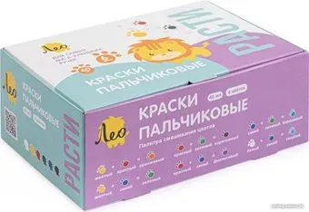 Лео Расти пальчиковые LGFP-0106 (6 цвх40 мл)