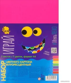 Лео Играй флуоресцентный LPCB-06 (7 л, 7 цв)