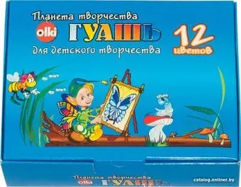 ОЛКИ АРТ Планета творчества 1448 (12 цв.х17 мл, ассорти)
