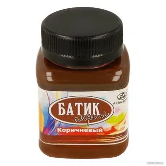 Аква-Колор для росписи в стиле Батик К3317 (80 мл, коричневый)