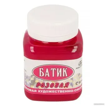 Аква-Колор для росписи в стиле Батик К3312 (80 мл, розовый)