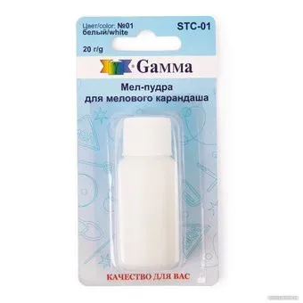 Gamma STC-01 Мел-пудра для мелового карандаша №01 (белый)