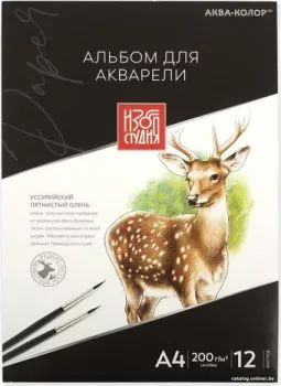 Аква-Колор IZO-AWG-A4 Изостудия 30х21 см (12 л)