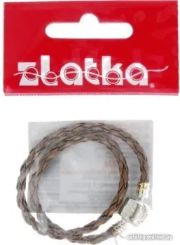 Zlatka Браслет плетеный RBL-01 21 см (№12 бронза металлик)