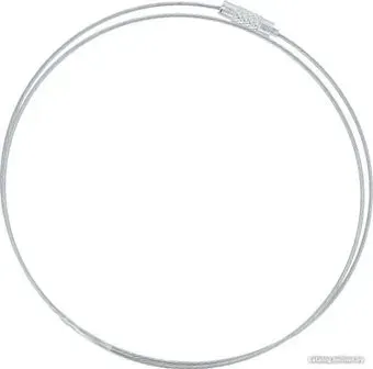 Zlatka Основание для колье KS-050 50 см (№01 серебро)