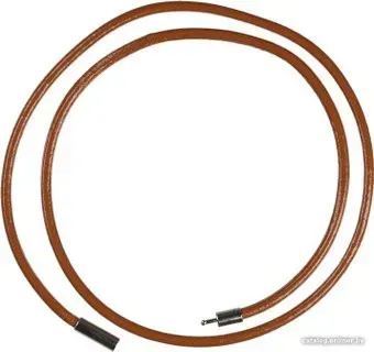 Zlatka Шнур кожаный с замком LCC-01 45 см d 2.5 мм (№08 коричневый)