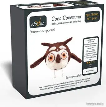 Woolla WT-0121 Сова Советта набор для валяния