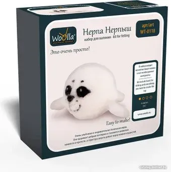 Woolla WT-0118 Нерпа Нерпыш набор для валяния