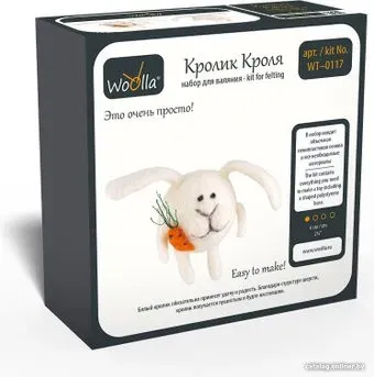 Woolla WT-0117 Кролик Кроля набор для валяния