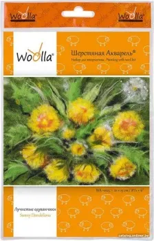 Woolla WA-0125 Лучистые одуванчики набор для валяния
