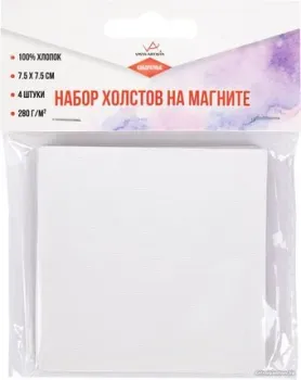 Vista-Artista CMV-01 Набор на магните хлопок 7.5х7.5 см (4 шт, квадратный/square)