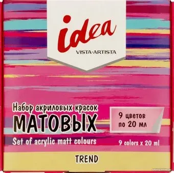 Vista-Artista idea матовый, набор IMAS-09 9 цв.х20 мл