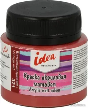 Vista-Artista idea матовый IMA-50 (50 мл, 321 винтажный красный/vintage red)