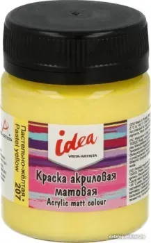 Vista-Artista idea матовый IMA-50 (50 мл, 207 пастельно-желтый/pastel yellow)