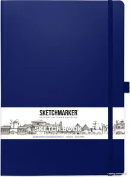 Sketchmarker Скетчбук 2314804SM (80 л, королевский синий)
